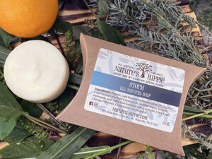 Storm Scented Soap naturally nourishes your hair and scalp as it cleans.