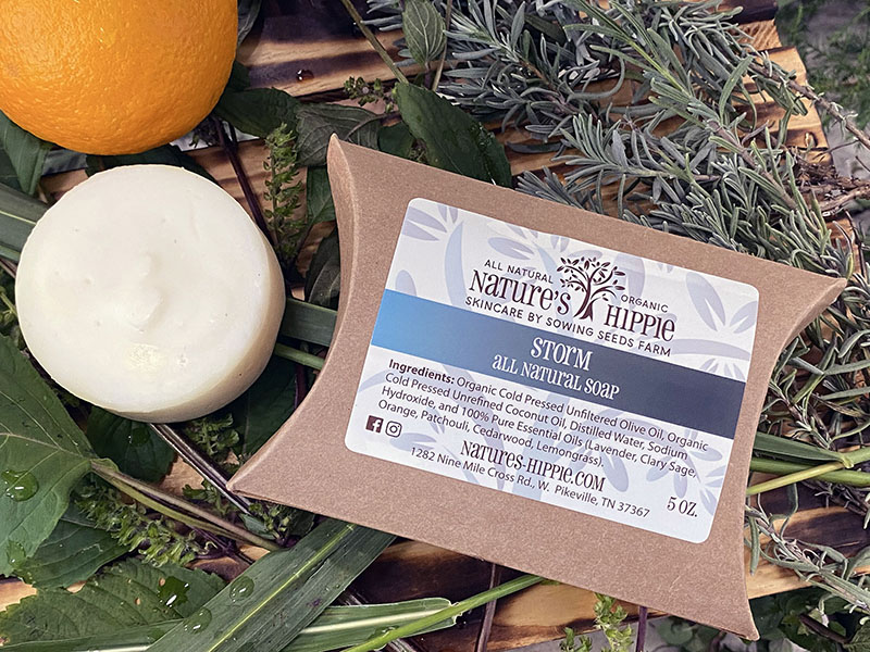 Storm Scented Soap naturally nourishes your hair and scalp as it cleans.